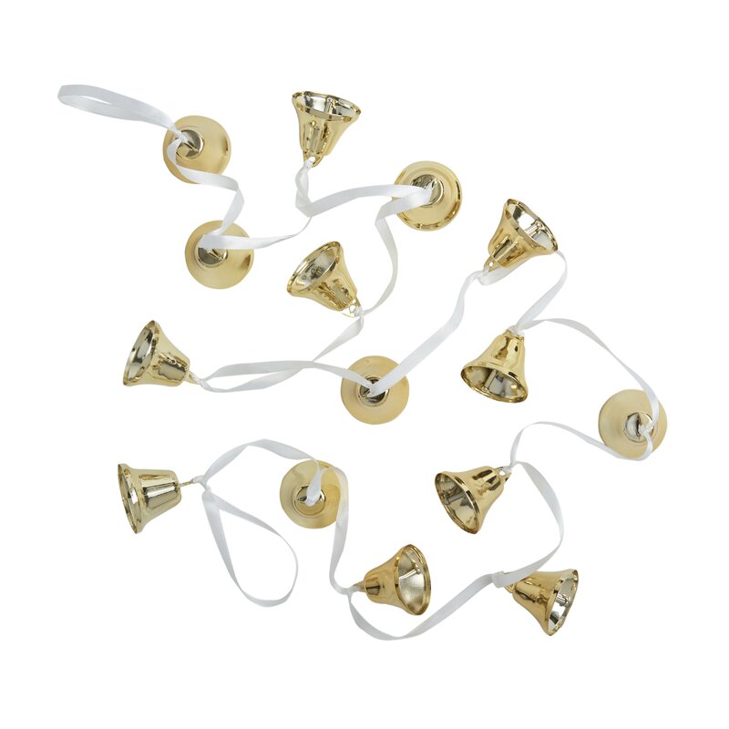 6' Gold Bell Novelty Garland