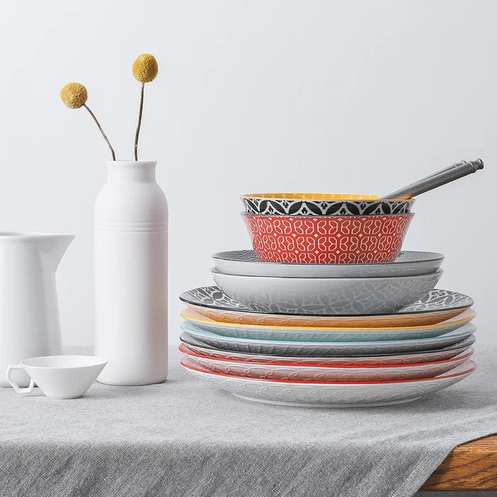 6 Piece 10" Dinner Plate Set