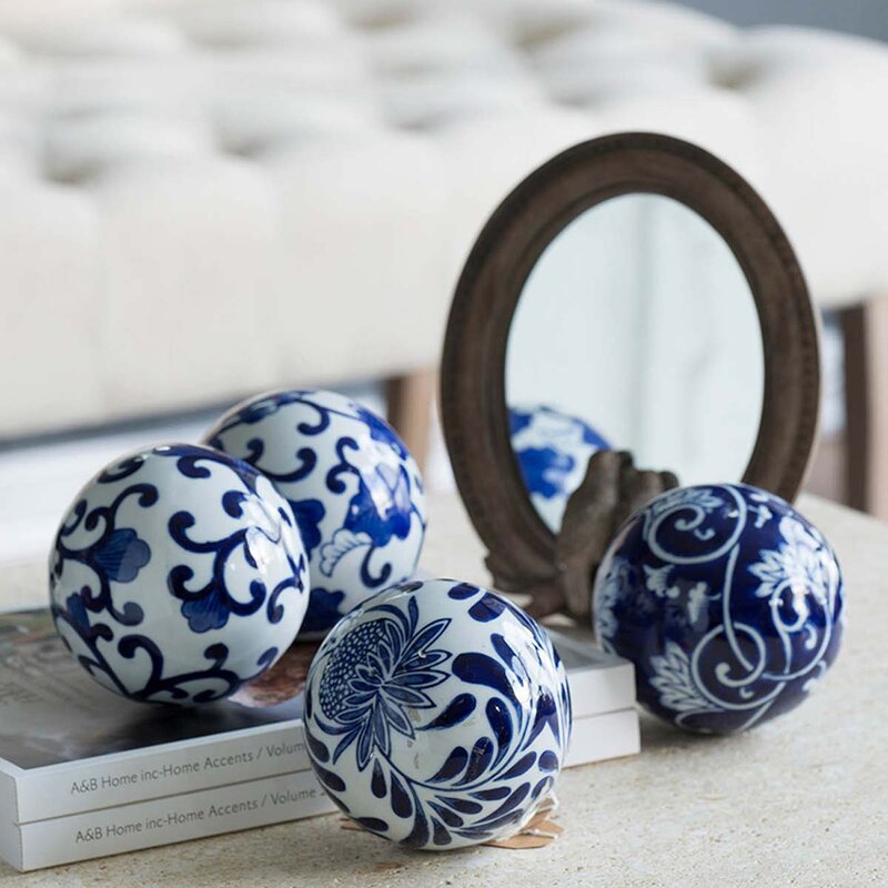 6 Piece Faya Decorative Orbs Set CYB796