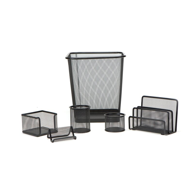 6 piece mesh desk set Dr397