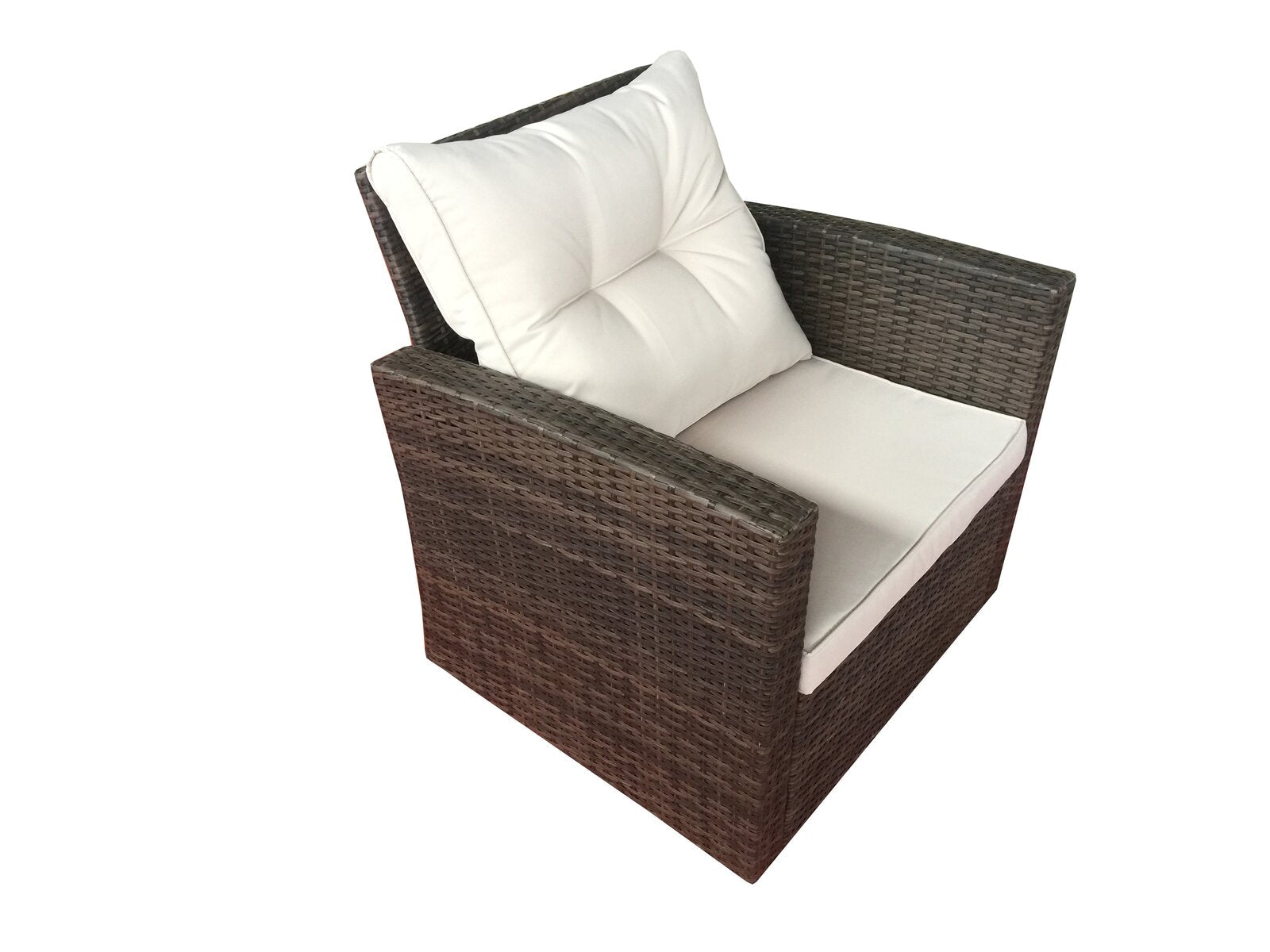 Beige 6 Piece Sofa Seating Group with Cushions (2 Boxes) K7503