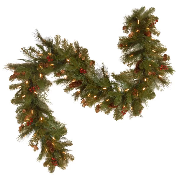 6' Pre-Lit Garland