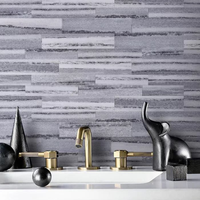6" x 24" Stone Composite Mosaic Tile