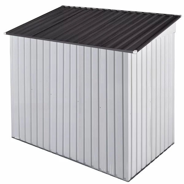 6 ft. W x 4 ft. D Metal Storage Shed