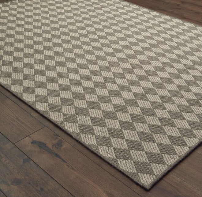 Boucle Wool Gray Rug 7'10 x 10'10" LX4562