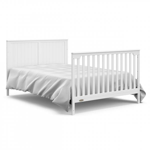 Graco Hadley 4-in-1 Convertible Crib and Changer with Drawer, White *AS-IS*