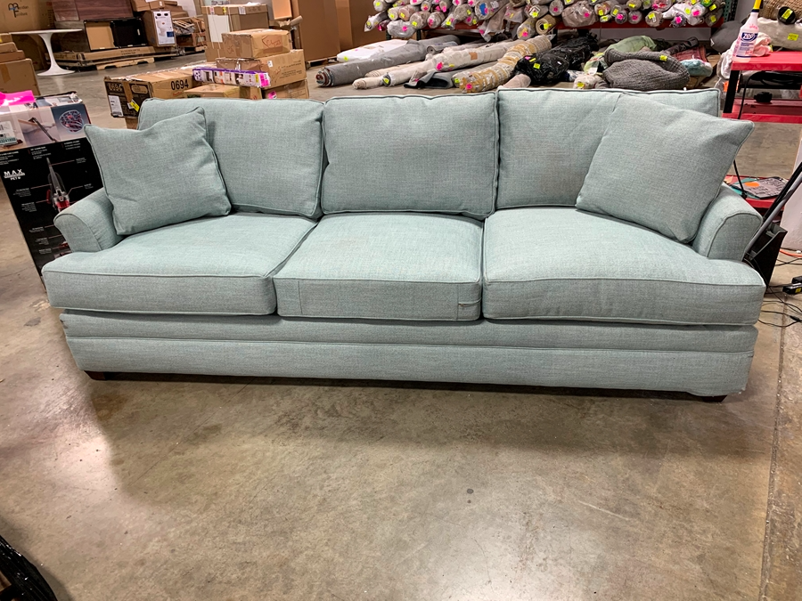 98" Flared Arm Sofa with Reversible Cushions(As-Is)