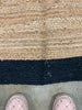 Rectangle 4' x 6' Middleton Handmade Flatweave Beige/Black Rug