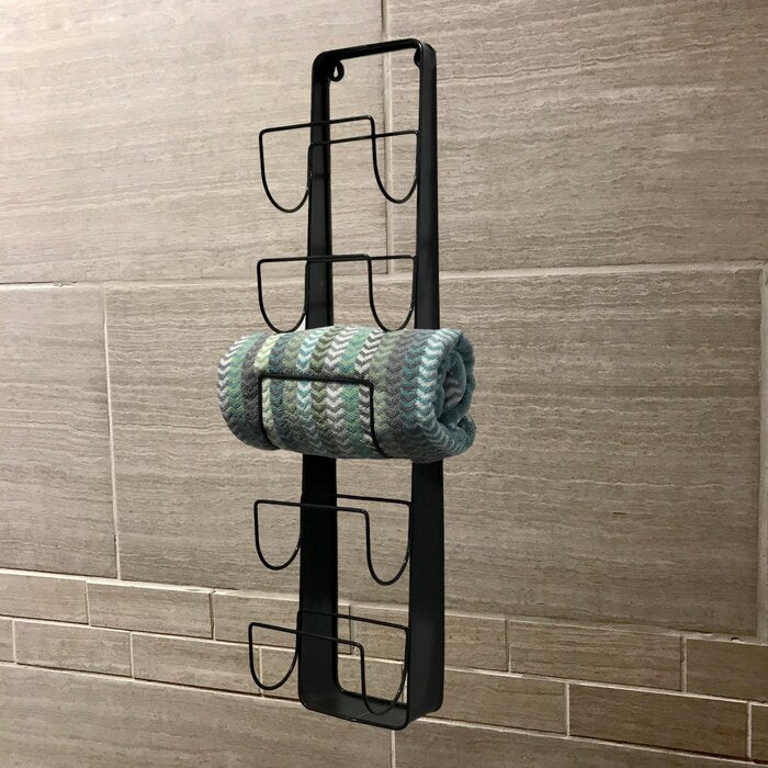 7.25" Wall Mounted Bottle/Towel Rack (#K6705)