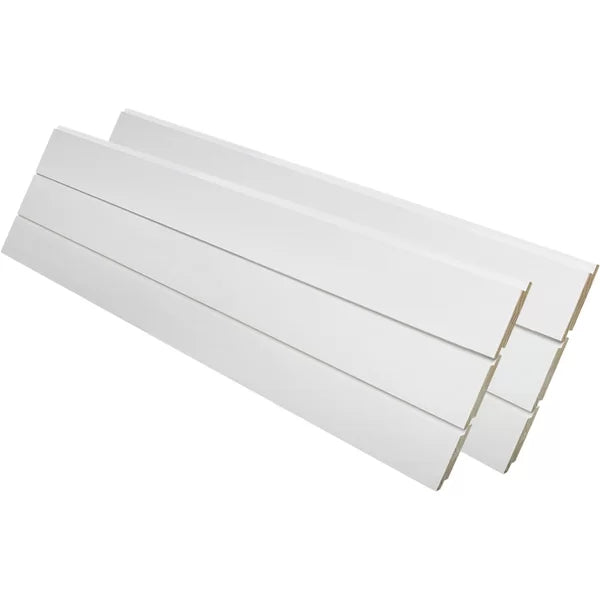 7.25" x 84" Shiplap Wall Paneling in Primed White 1 roll