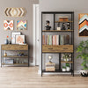 70.9'' H x 35.4'' W Iron Bookcase