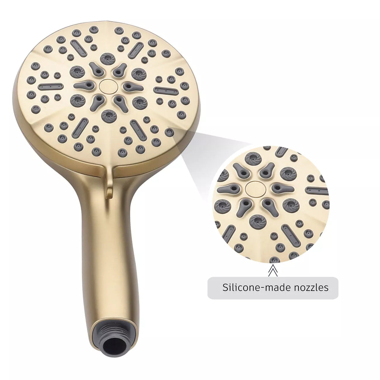 5-Spray Patterns 5 in. Wall Mount Dual Shower Heads and Handheld Shower Head