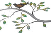 24 in Branches w/Birds Decorative Metal Wall Decor