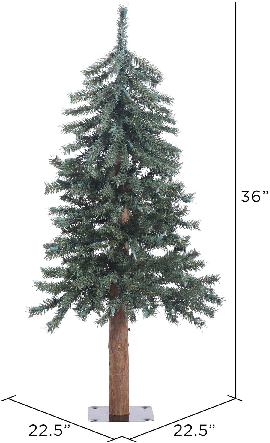 3' Artificial Natural Bark Alpine Tree (#K5690)