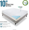 10 Inch 2019 Gel Memory Foam Mattress - Medium Firm Feel - CertiPUR-US Certified, Queen