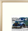 11x14 Gold Picture Frame Displays Photo 8x10 with Ivory Mat or 11x14 Without Mat for Wall Mounting Aluminum Frames with Real Glass (Pack of 1)