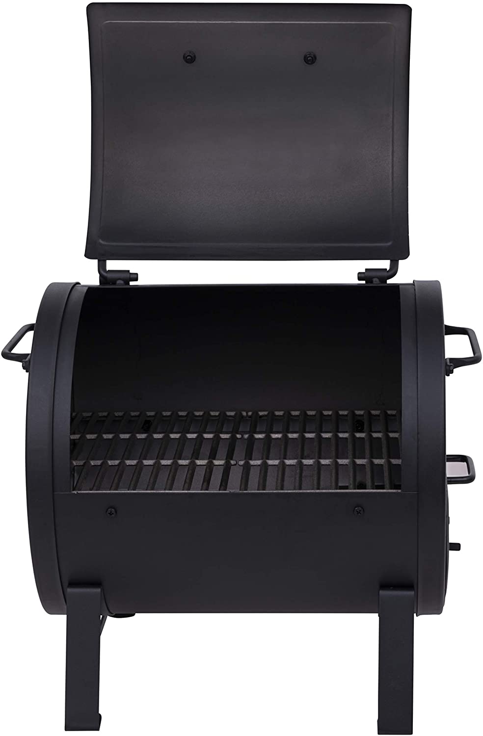 AMERICAN GOURMET 21201715 Portable Charcoal Barrel Grill, Black pt1097