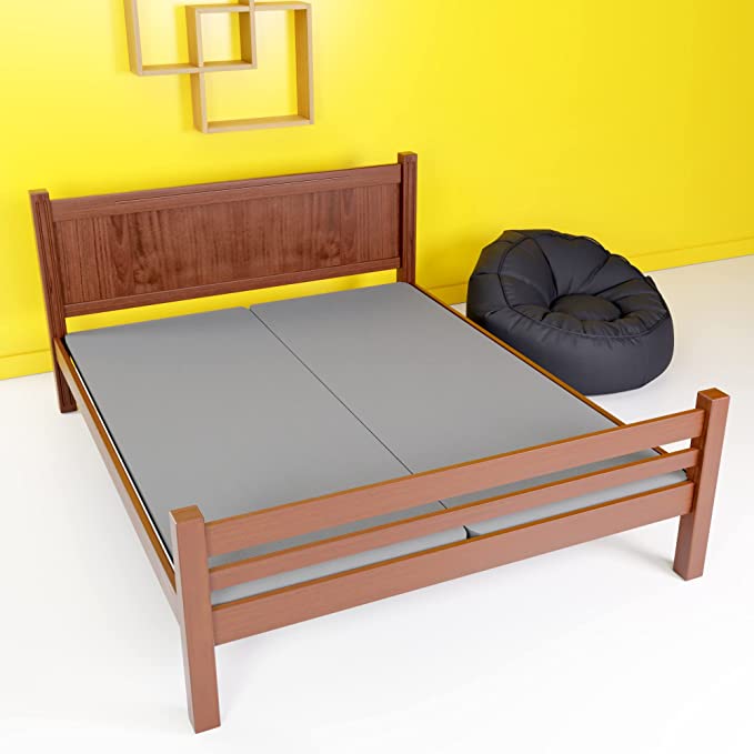 1.5-Inch Split Fully Assembled Bunkie Board for Mattress/Bed Support, King, Grey