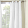 Blackout365 Steyna Blackout Window Curtain, 38 x 84 Inches, White (Set of 2) B103-KS416
