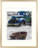 11x14 Gold Picture Frame Displays Photo 8x10 with Ivory Mat or 11x14 Without Mat for Wall Mounting Aluminum Frames with Real Glass (Pack of 1)