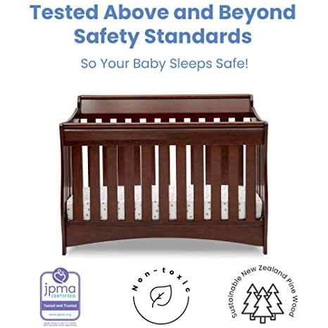 Bentley S Series Deluxe 6-in-1 Convertible Crib, Black Cherry Espresso
