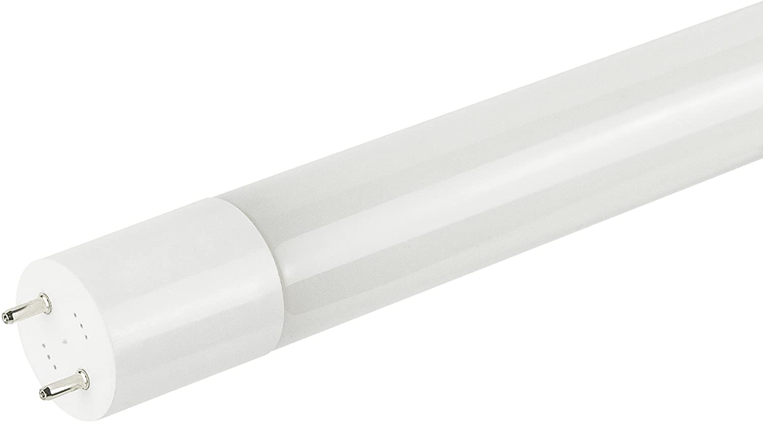 Sunlite T8/LED/4'/18W/DLC/40K LED 4' Fluorescent 32W Equivalent T8 Bypass Light Bulb with 4000K Medium Bi-Pin (G13) Base, Cool White, set of 4