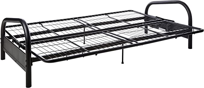 Vermont Metal Futon Frame, Classic Design, Full Sized Black