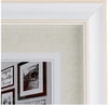 Barnside Portrait Gallery Textured Mat Picture Frame, 8x10/11x14, White