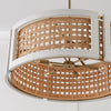 Capitol Lighting 6 Light Dimmable Drum Chandelier