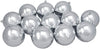 12ct Silver Shatterproof Shiny Christmas Ball Ornaments 4