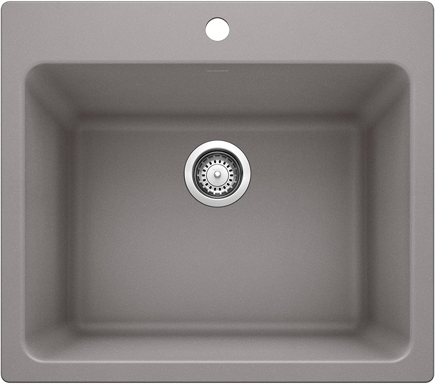 BLANCO 401924 LIVEN Drop-in or Undermount Laundry Sink, 25" L x 22" W x 12" D, Metallic Gray