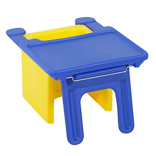 Tray Converts Cube Chair to Kids Desk