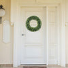 19.5-Inch Artificial Boxwood Wreath for Front Door Home Decor