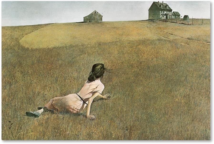 Cristina’s world Christina's World by Andrew Wyeth, 22x32-Inch Canvas Wall