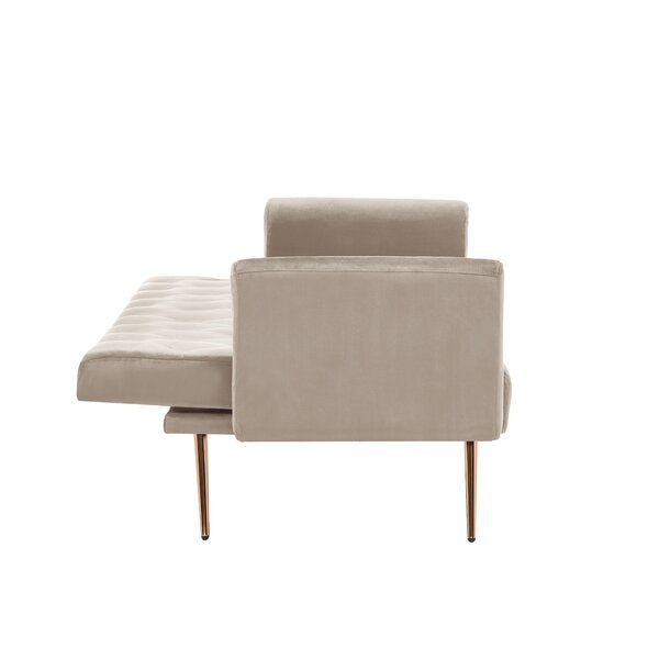71" Wide Round Arm Sofa Bed