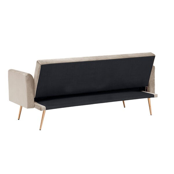 71" Wide Round Arm Sofa Bed