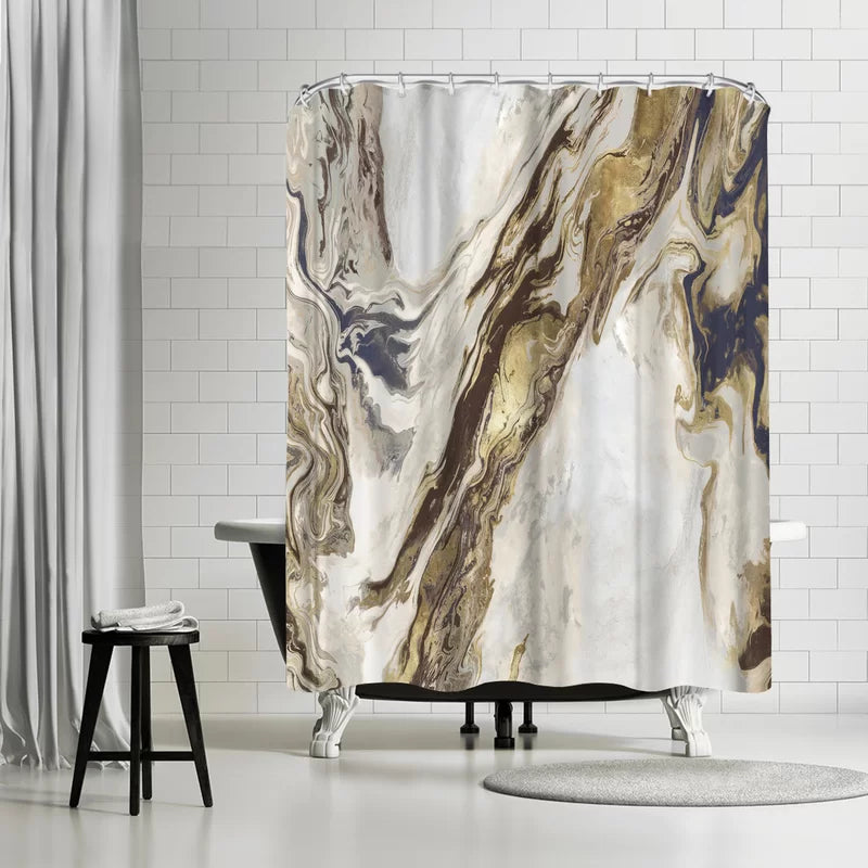 71" x 74" Shower Curtain, Unoccupied I by PI Creative Art