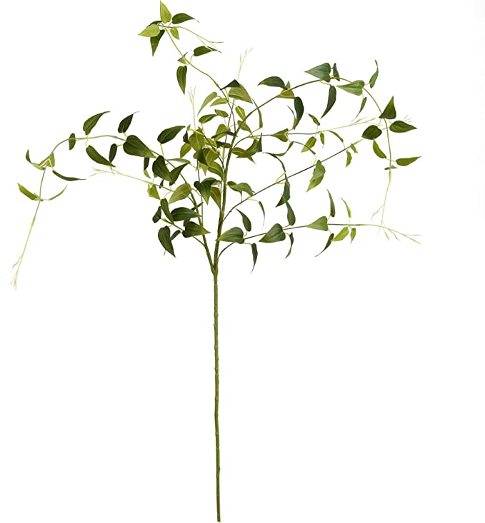 43" Green Clematis Leaves Includes 3 Sprays per Pack. Artificial-Flowers, 3 Piece