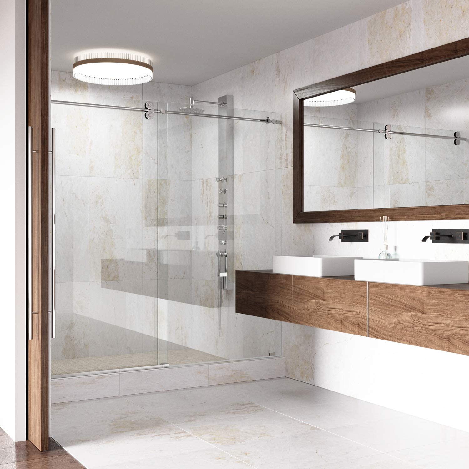 21.25" L -13.875" W -4.75" H Magnolia Handmade Countertop White Matte Stone Rectangle Vessel Bathroom Sink in Matte White Finish