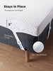 3 Inch Gel Memory Foam Mattress Topper for Pressure Relief, Premium Soft Mattress Topper for Cooling Sleep, Non-Slip Design with Removable & Washable Cover, CertiPUR-US Certified - Queen