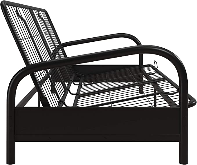 Vermont Metal Futon Frame, Classic Design, Full Sized Black