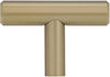 Bar Pulls 1-15/16 in (49 mm) Length Golden Champagne Cabinet Knob - 10 Pack