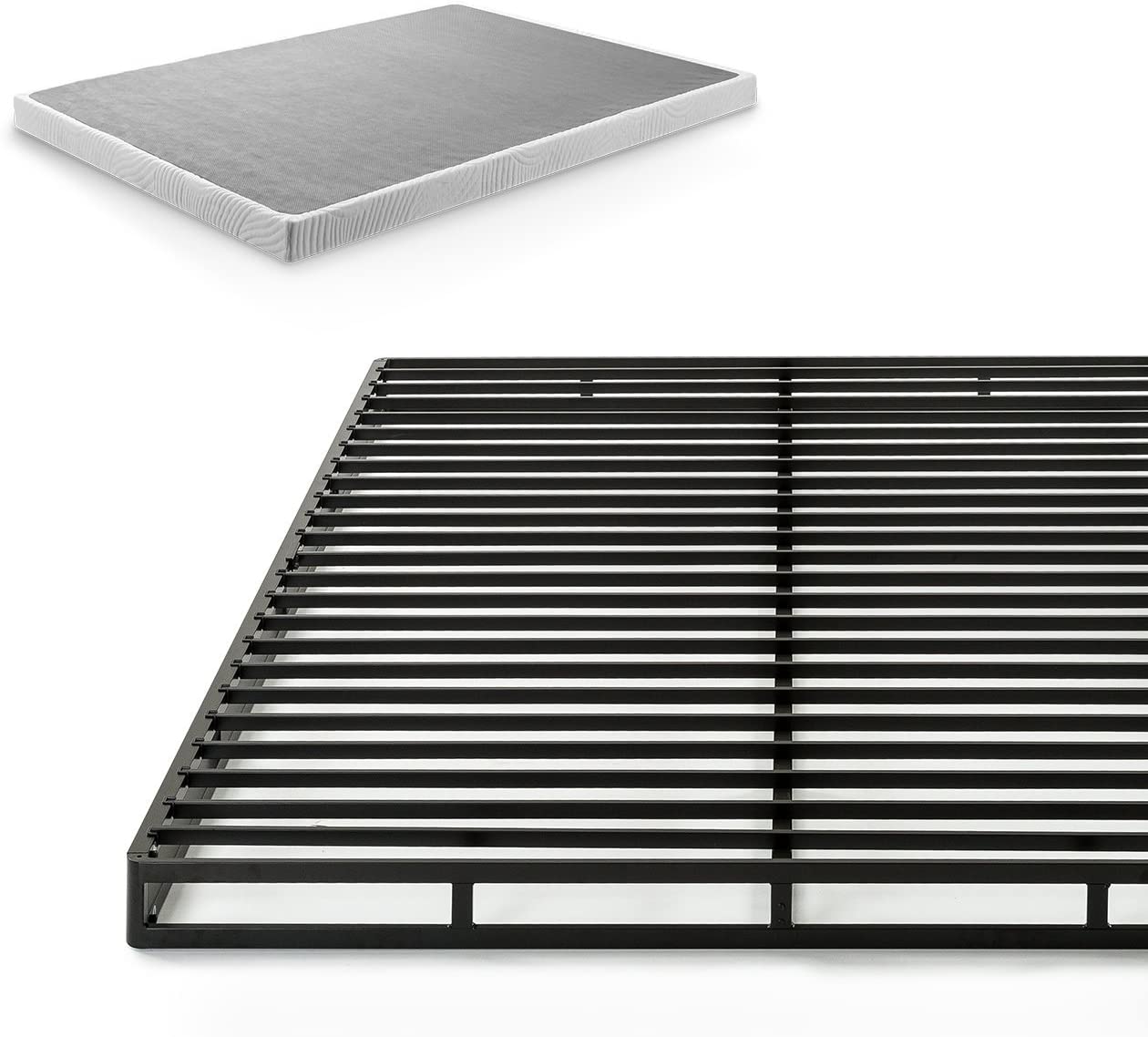 (King) Zinus Victor 4 Inch Boxspring #LX3060
