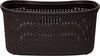 Basket Collection, Laundry Basket, 40 Liter (10kg/22lbs) Capacity, Cut Out Handles, Ventilated, Set of 2, Brown