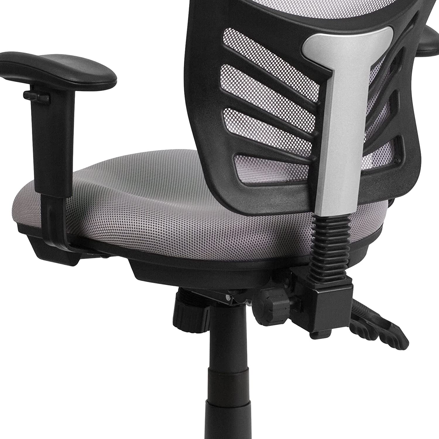 Billups Ergonomic Mesh Task Chair, Ergonomic, Back Height Adjustment Knob Positions The Lumbar Support to Reduce Back Pain