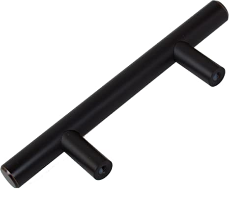 2.5 inch Cc Oil Rubbed Bronze 5 inch Long Solid bar Handle Pulls 10 Pack