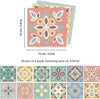 24pcs 6 inch Peel and Stick Tiles Stickers Tile Paint Backsplash Removable Waterproof Self-Adhesive Decals Vinyl Home Kitchen Bathroom Decor