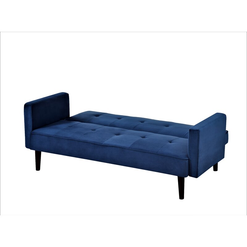 72'' Wide Velvet Tufted Back Convertible Sofa KB489