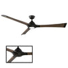 72'' Woody 3 - Blade Outdoor Smart Propeller Ceiling Fan with and Light Kit Included SHB157