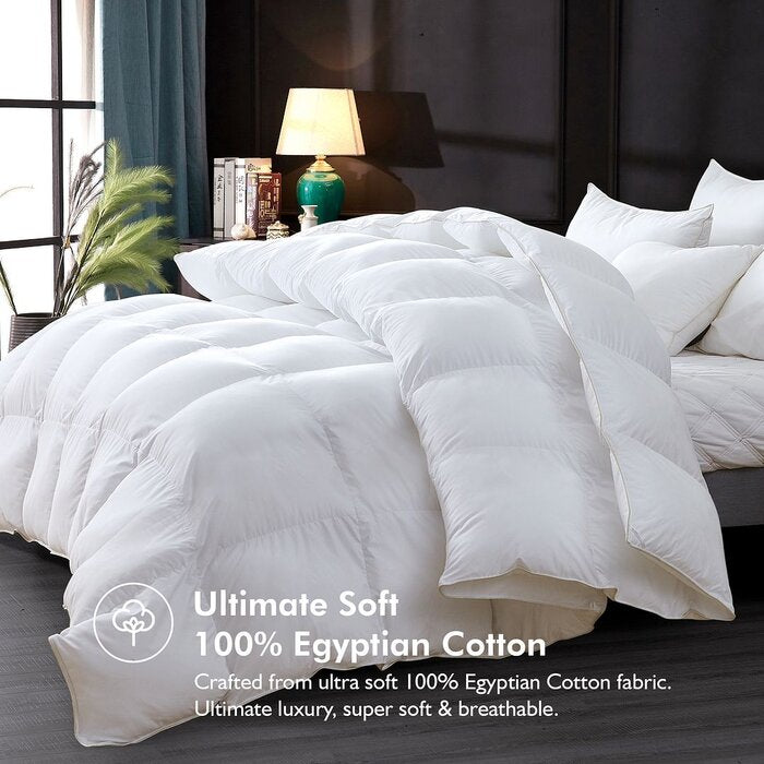 750In³/Oz Fill Power Goose Down Comforter, King